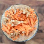 This carrot cake smoothie is amazing and really does taste like carrot cake, except that it is so much healthier.