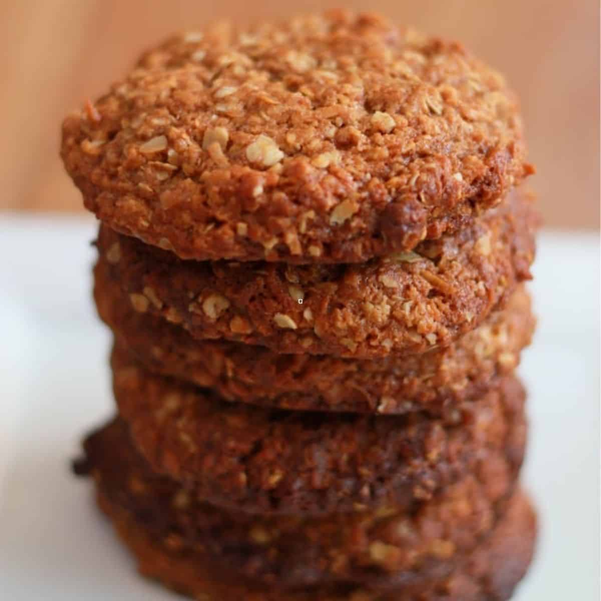Healthy Anzac Biscuits