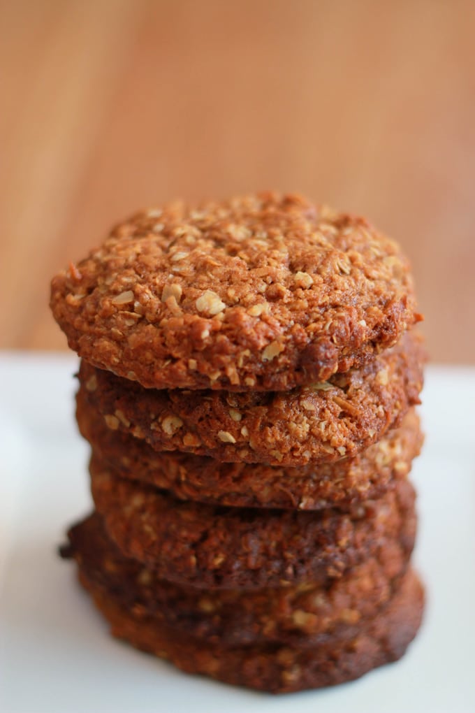 healthy anzac biscuits