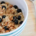 This Breakfast Quinoa with Blueberries, Coconut and Walnuts is your gluten free porridge alternative and it is totally delicious too