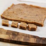 This nut free caramel fudge is a super easy and delicious raw dessert to make Best of all it is refined sugar free!