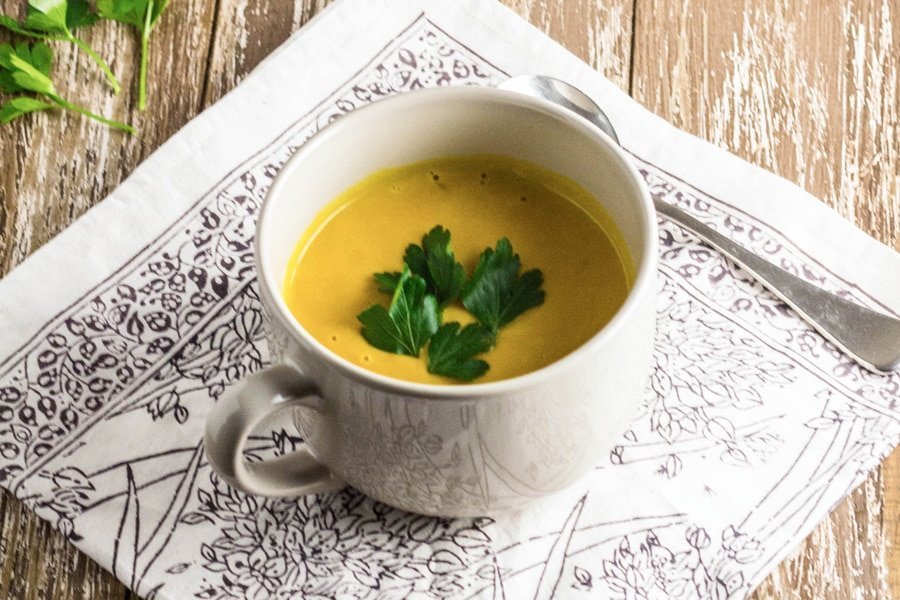 Roast Pumpkin & Coconut Soup has to be to at the top of the healthy soup list - it's fairly straightforward, and surprisingly filling for a soup with relatively few ingredients.