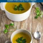 Roast Pumpkin & Coconut Soup has to be to at the top of the healthy soup list - it's fairly straightforward, and surprisingly filling for a soup with relatively few ingredients. Always perfect on a cold winter's day!