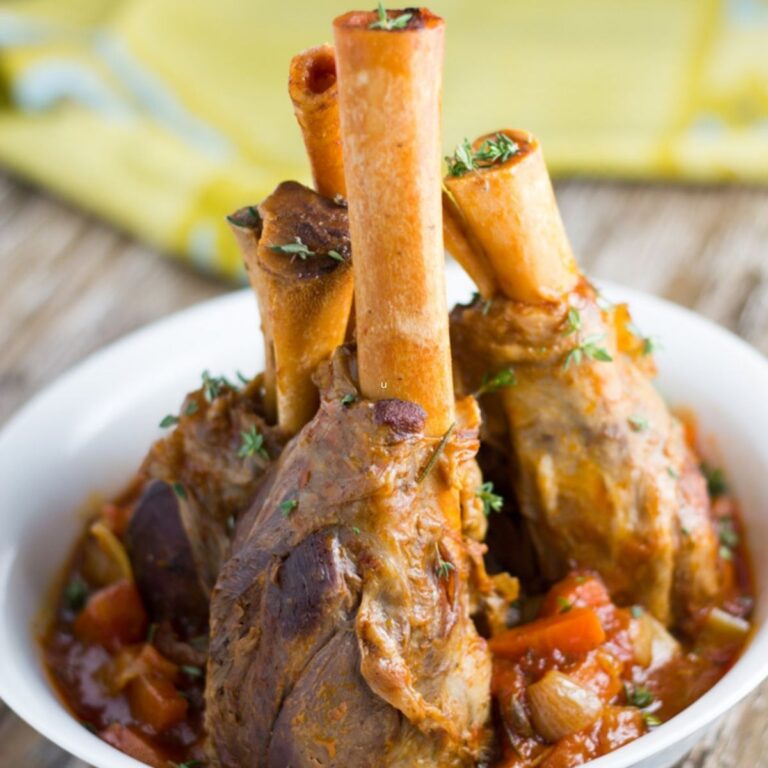 Slow Cooker Lamb Shanks