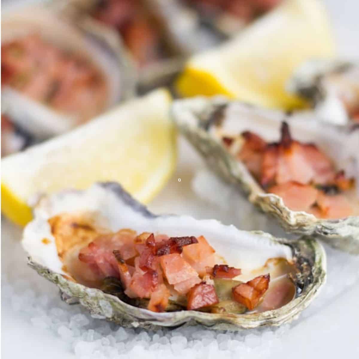 Oysters Kilpatrick with Healthy Worcestershire Sauce