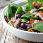 Greek Lamb Salad. A really yummy salad that is super easy to make!