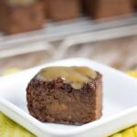 Sweet Potato Brownies with Caramel Sauce. The flavour combination of the chocolate and caramel is seriously a match made in heaven! These brownies are suitable for paleo and they are also dairy free, gluten free and tree nut free.