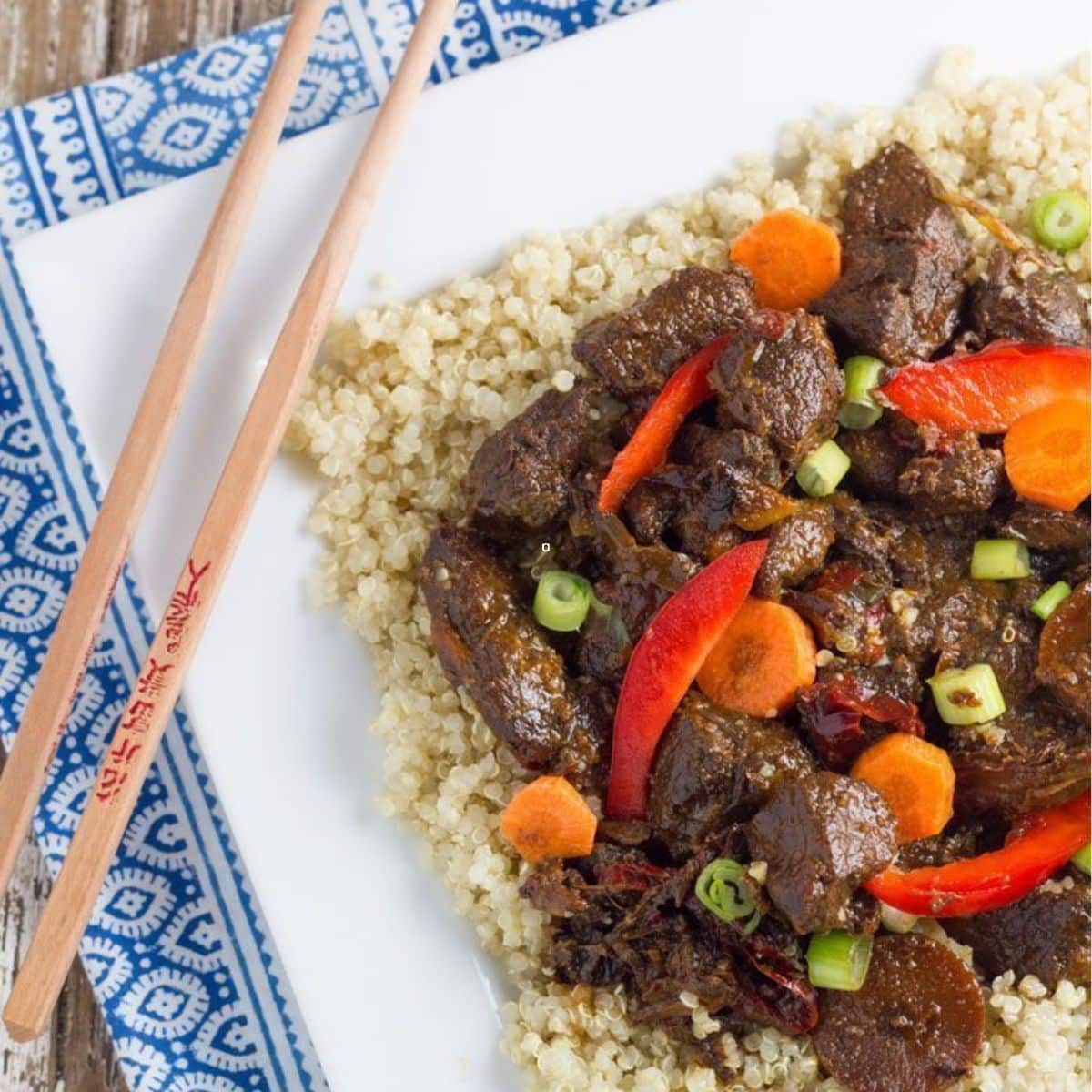 Slow Cooker Mongolian Lamb