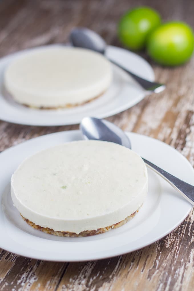 Raw Lime Cheesecake. It's really refreshing, with a slightly tart edge and makes an amazing summer dessert!