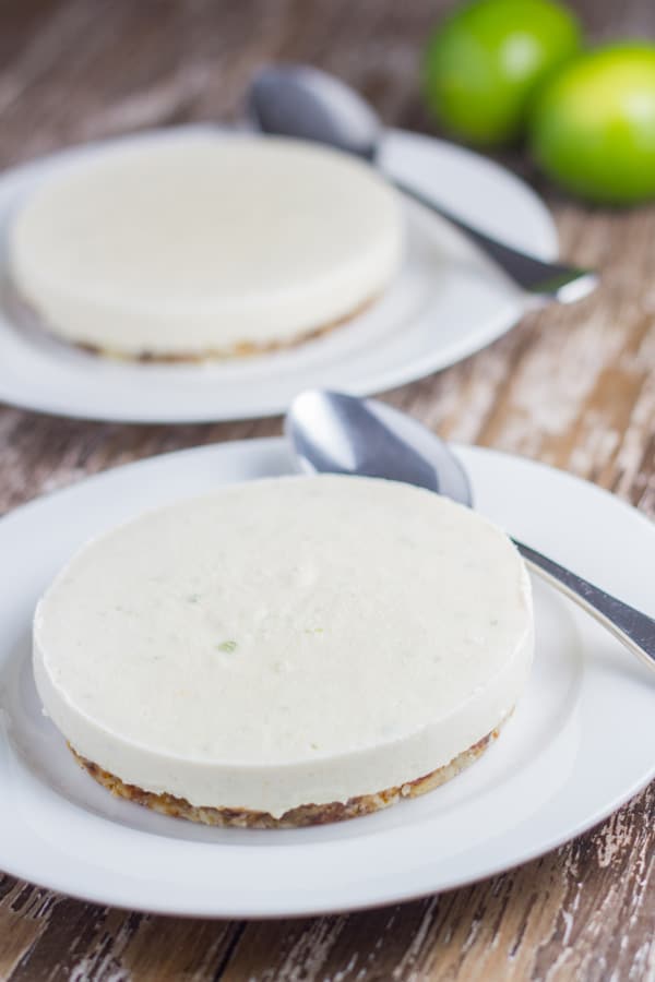 Raw Lime Cheesecake. It's really refreshing, with a slightly tart edge and makes an amazing summer dessert!