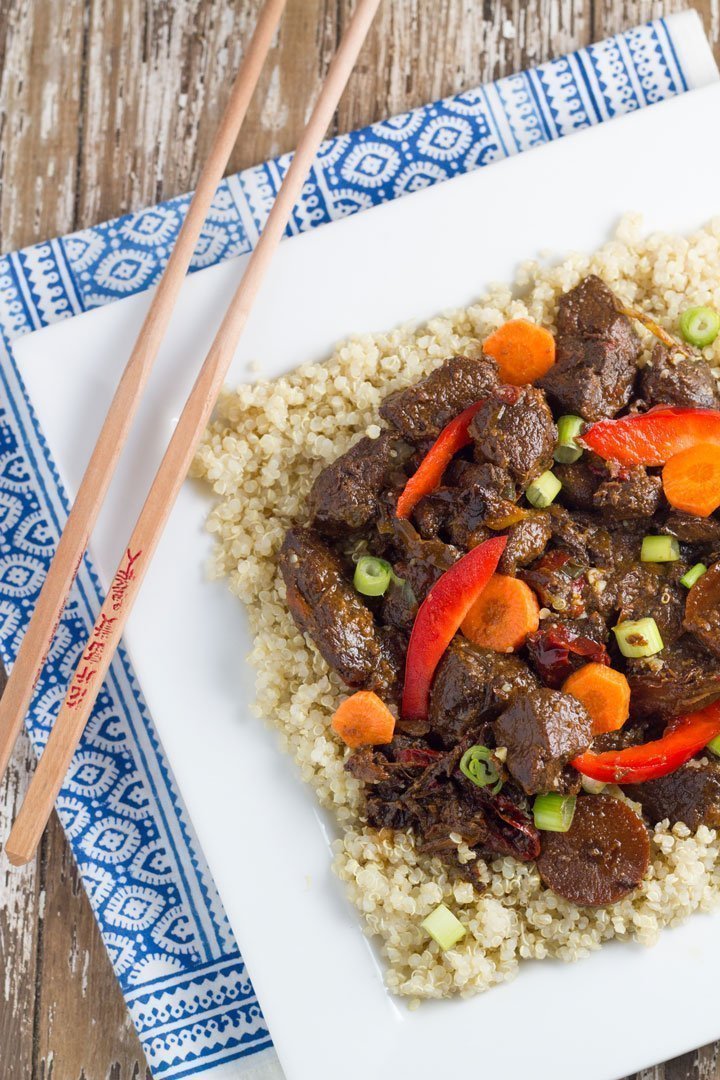 This Slow Cooker Mongolian Lamb is packed full of flavour is so easy to make.