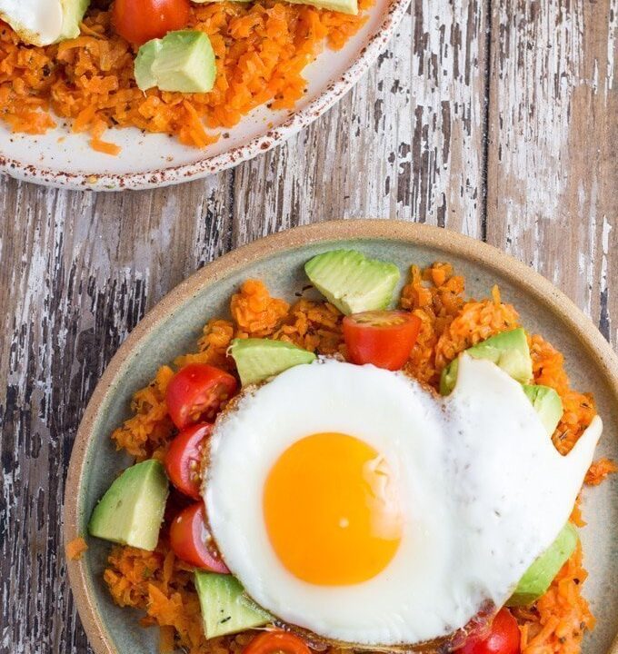 Sweet Potato Hash. A healthy low carb breakfast that help you start your day the right way.