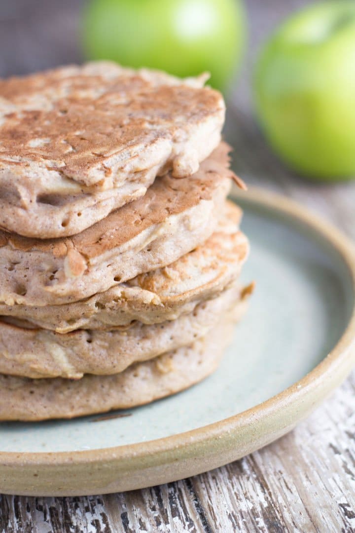 Stack of pancakes.