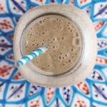 Salted caramel smoothie is a seriously delicious smoothie that is gluten, dairy and refined sugar free. Perfect for when you need a little sweet pick me up