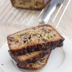 Zucchini & walnut loaf. A healthy and seriously yummy loaf that is also gluten, dairy and refined sugar free.