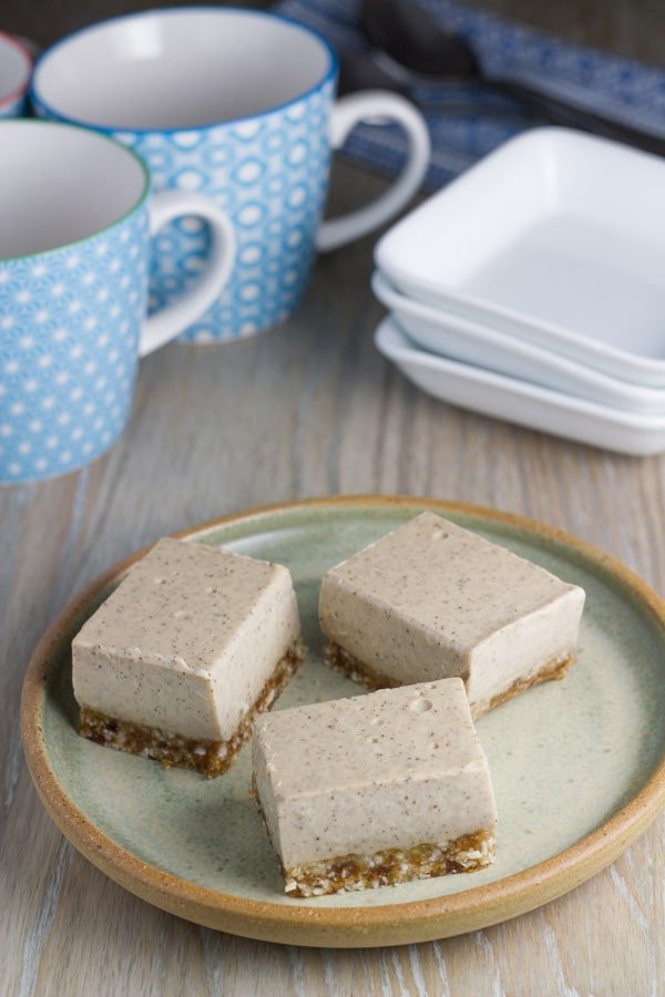 Vanilla Custard Slice. Gluten, dairy and refined sugar free version with an amazing custard layer using gelatin. So yummy!