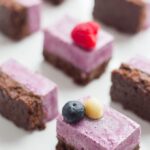 Raw Berry and Chocolate Brownie Slice