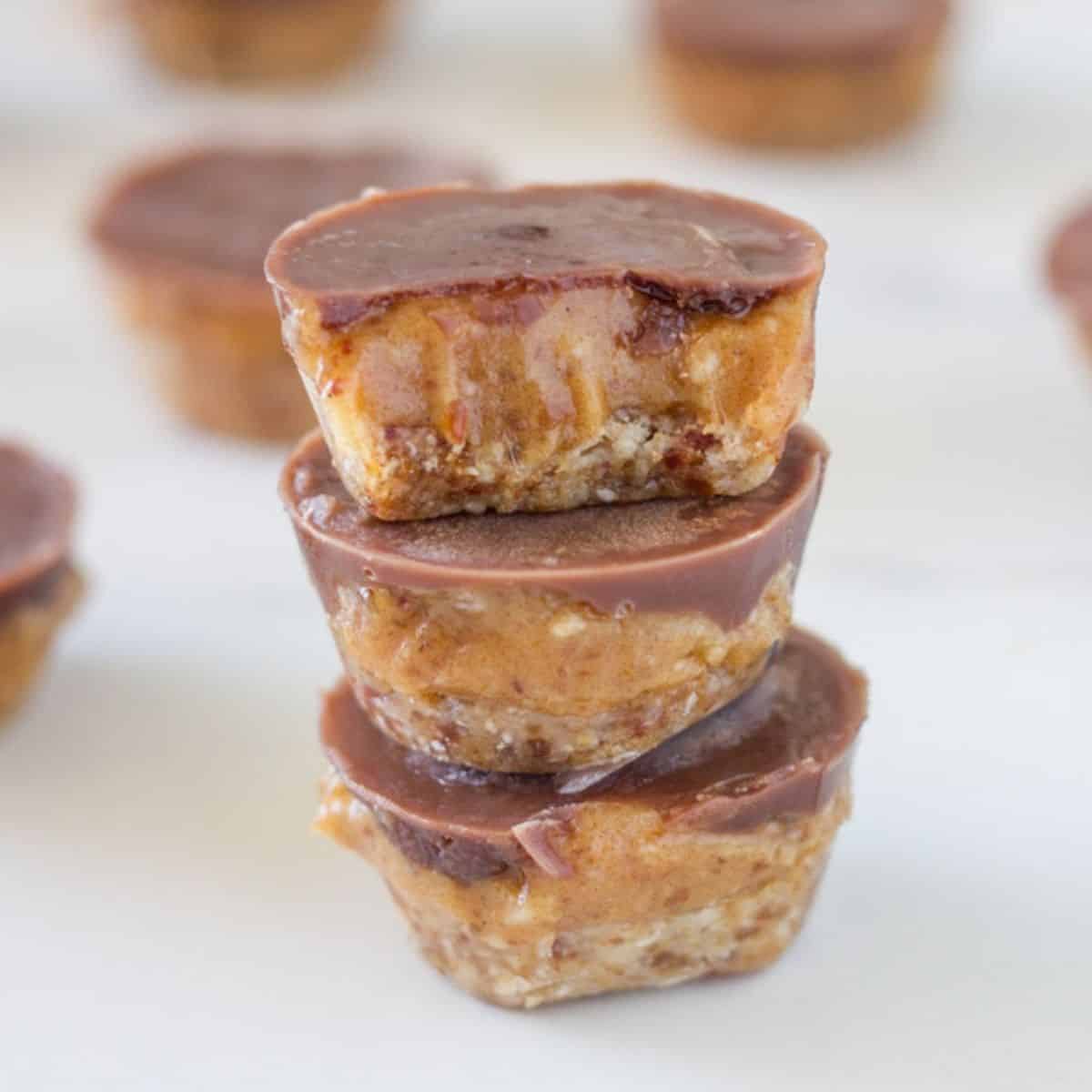 Raw Caramel Slice Bites