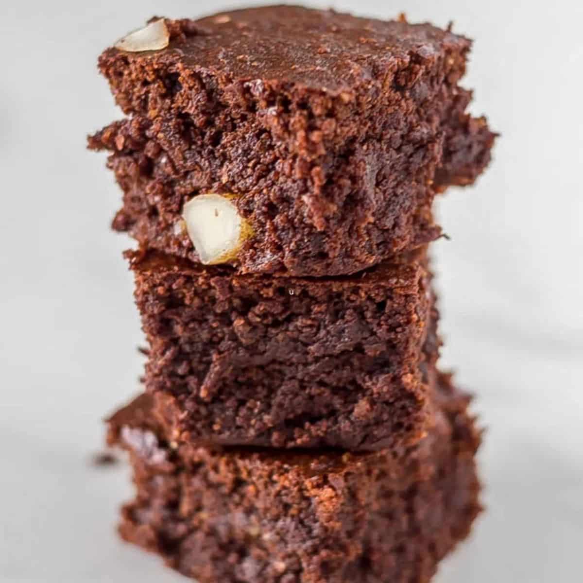 Gluten Free Fudge Brownies with Macadamias