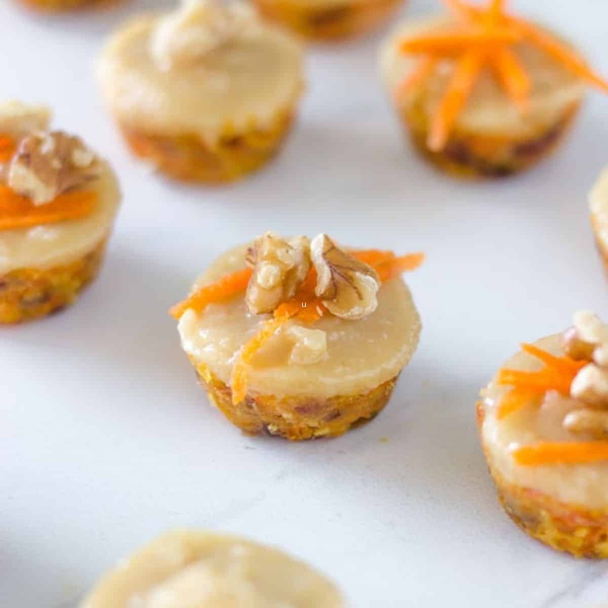 Raw Mini Carrot Cake Bites