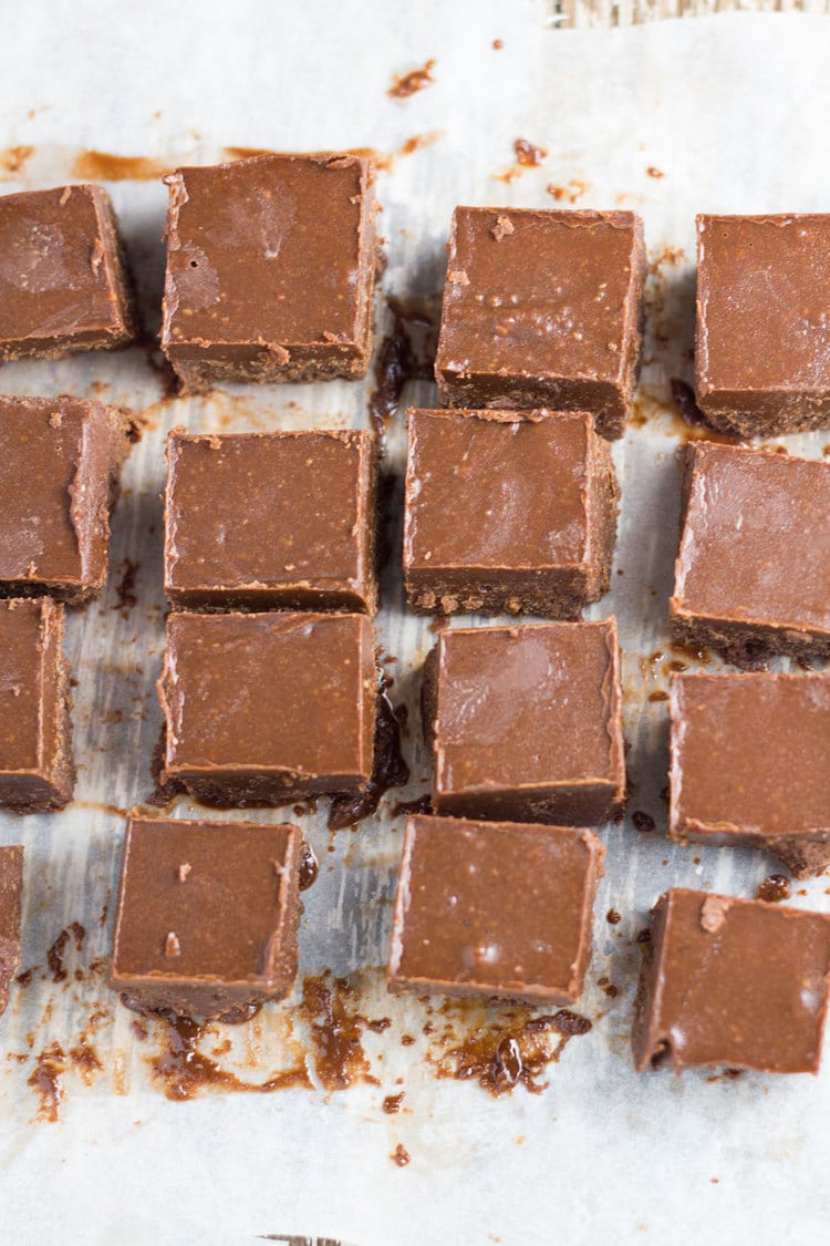 Chocolate Nut Fudge. Delicious healthy fudge! A small piece goes a long way!