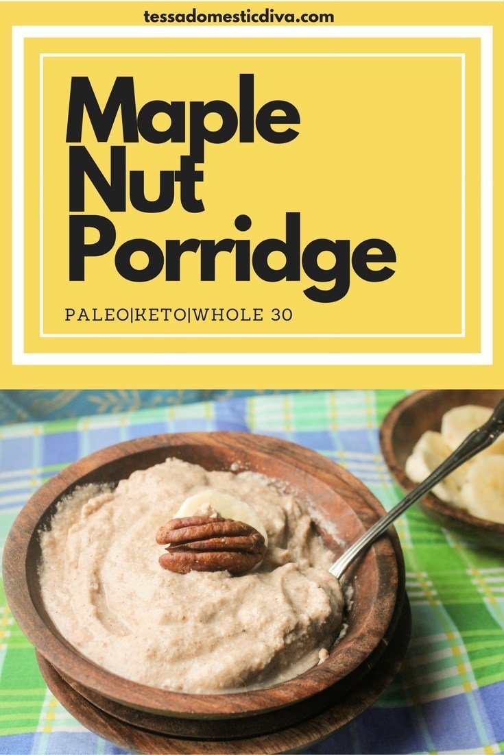 Creamy Paleo Maple-Nut Porridge - 19 of the best low carb keto breakfast recipes for every occasion. Whether you are in a hurry or it’s the weekend, you will find recipes to suit every occasion.