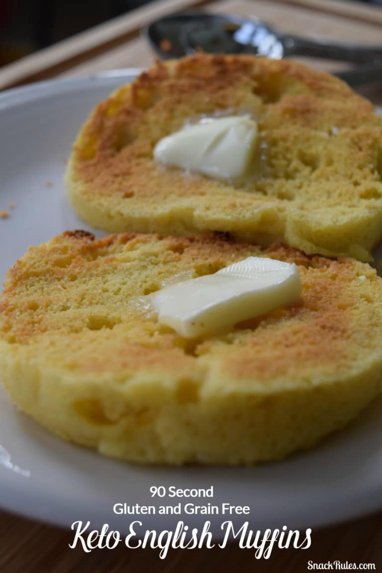 Keto, Grain-Free, Gluten-Free Free 90 Second English Muffins - 19 of the best low carb keto breakfast recipes for every occasion. Whether you are in a hurry or it’s the weekend, you will find recipes to suit every occasion.