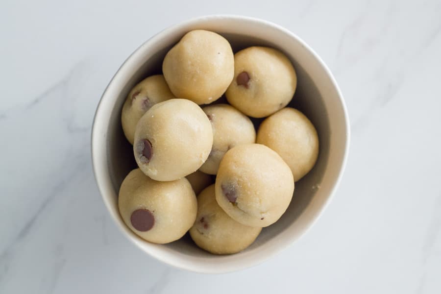 Bowl of bliss balls. 