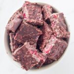 Raspberry coconut rough is a recipe you need to make now! Made with only 5 ingredients and it takes no time to make!