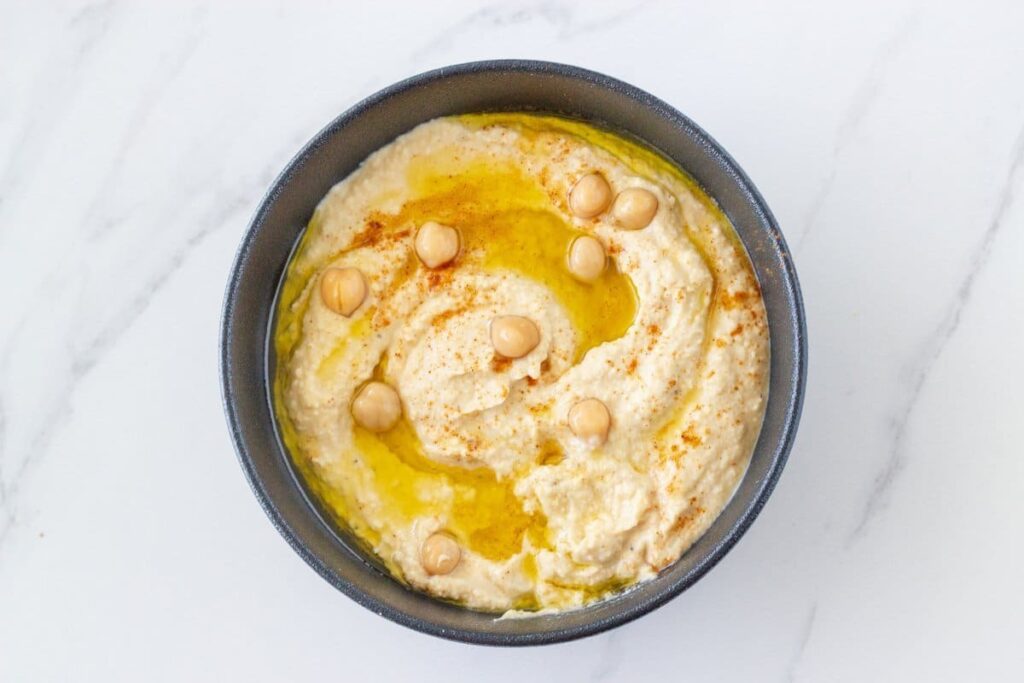 bowl of hummus