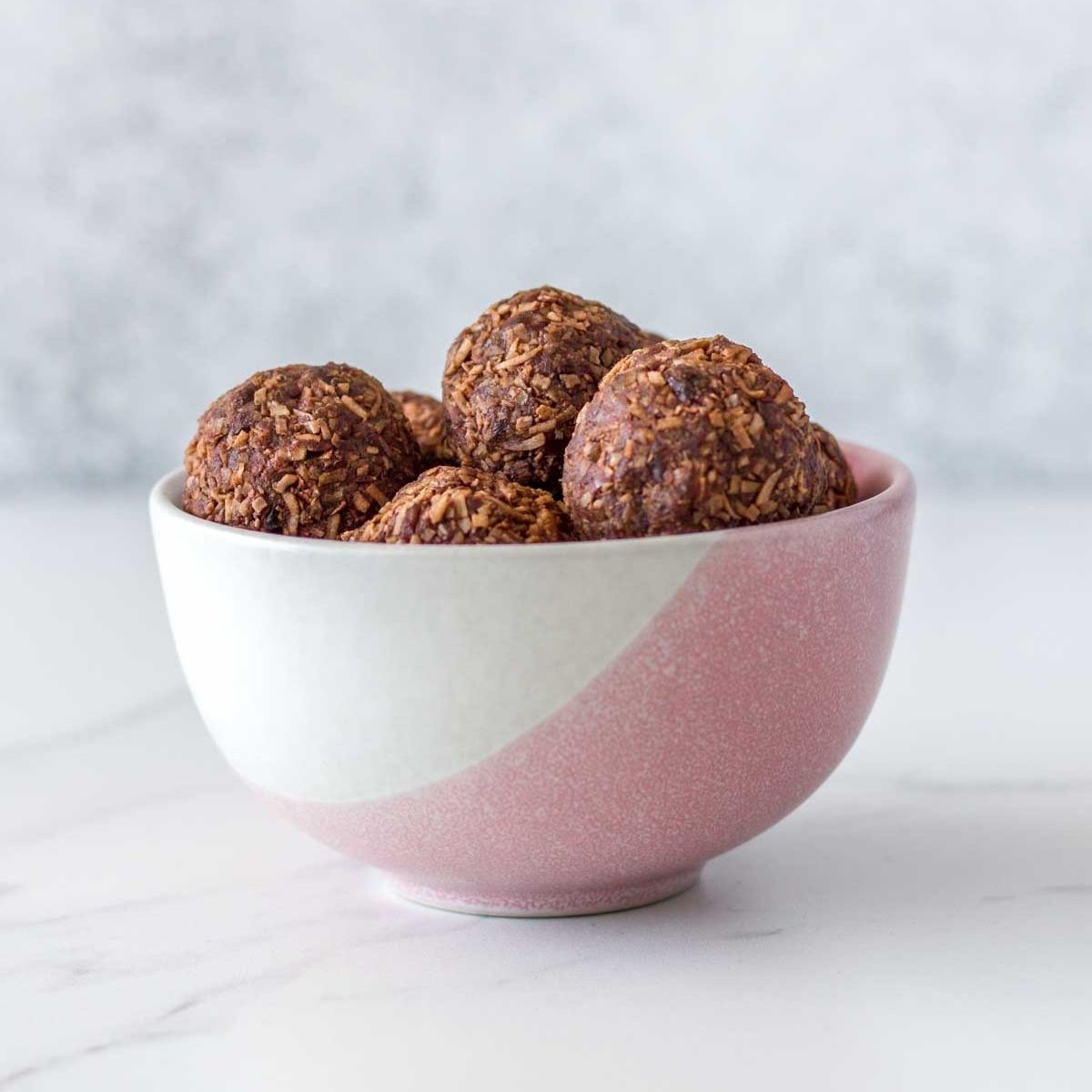 Peppermint Coconut Rough Bliss Balls