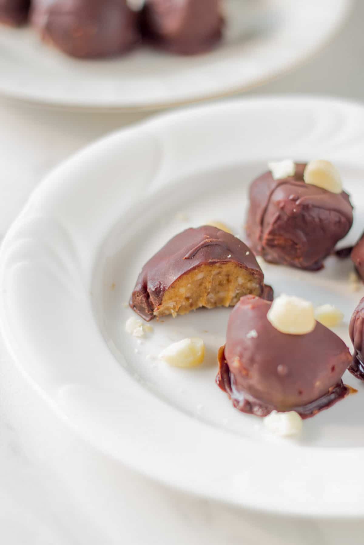 Chocolate Caramel Nut Truffles