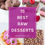 photo of four of my 15 best raw desserts
