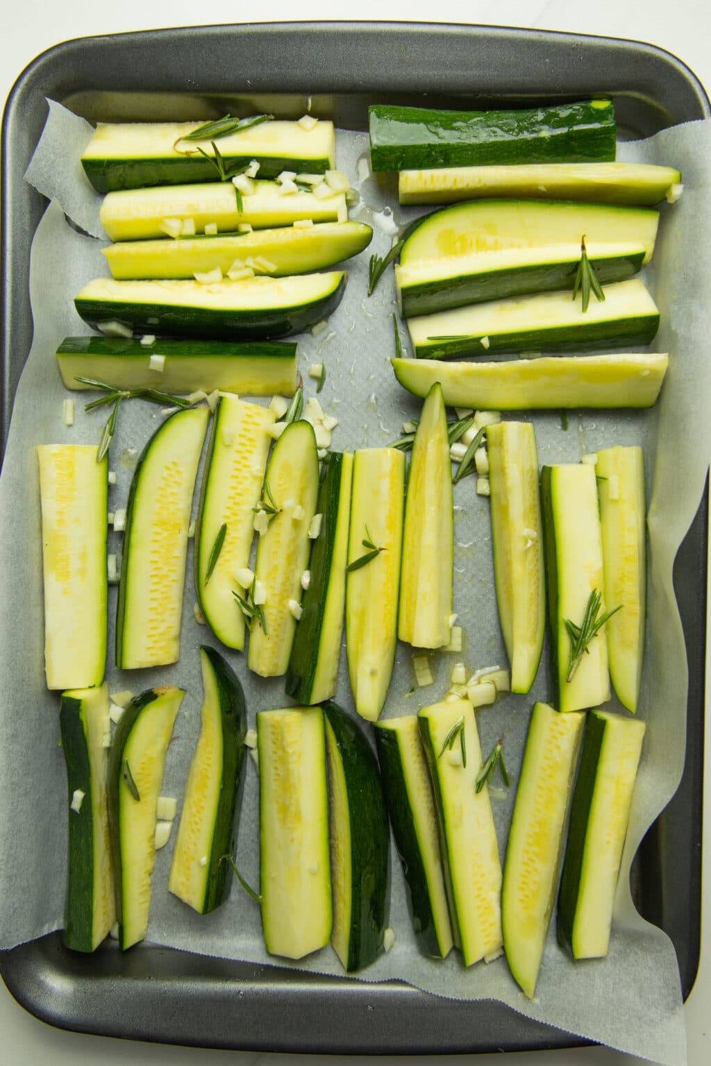 Simple Baked Zucchini Wedges
