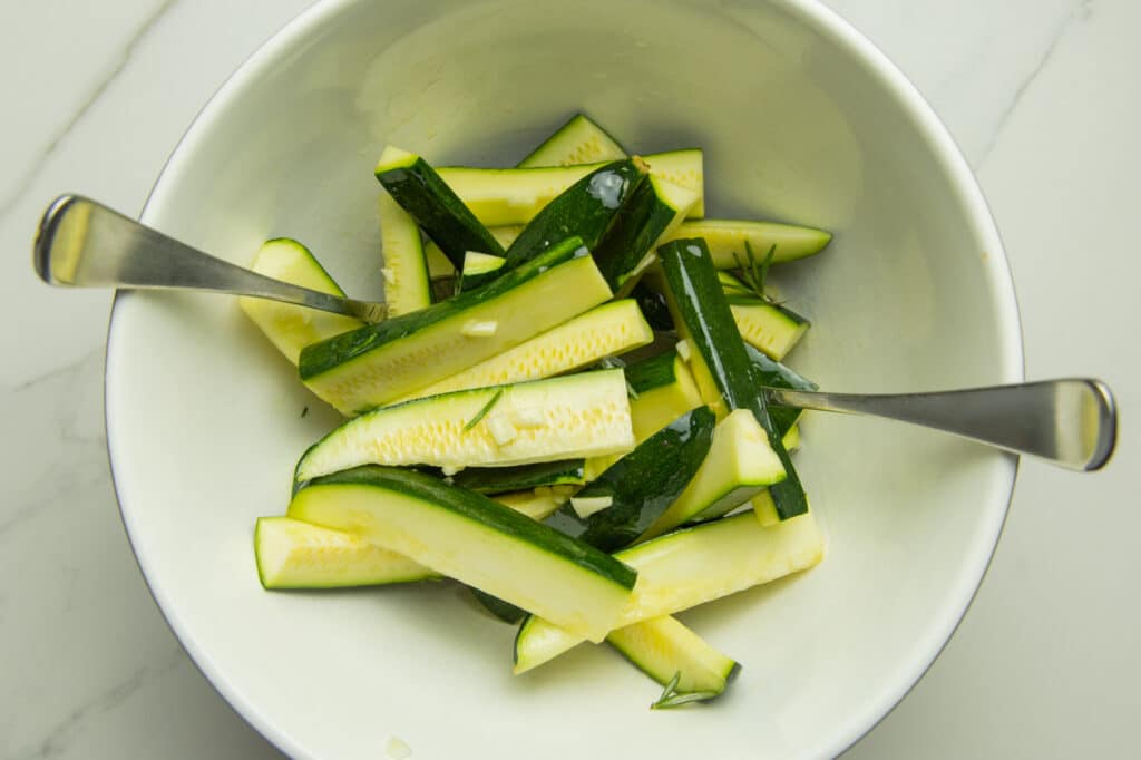 Simple Baked Zucchini Wedges