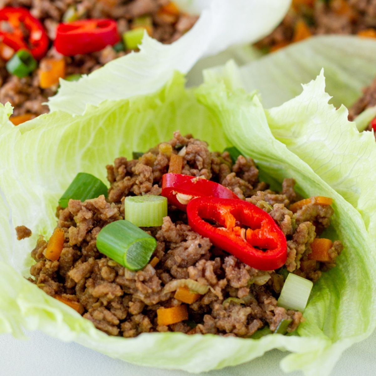 Beef Lettuce Wraps