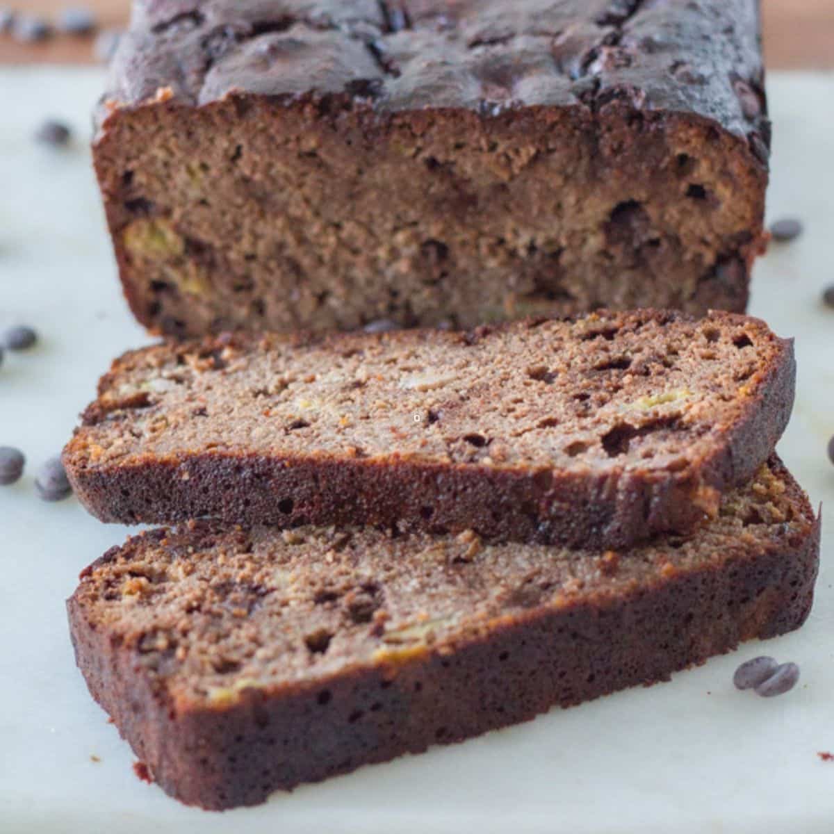 Gluten Free Chocolate Banana Bread