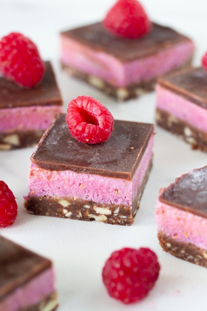 Chocolate Raspberry Bars - Becomingness