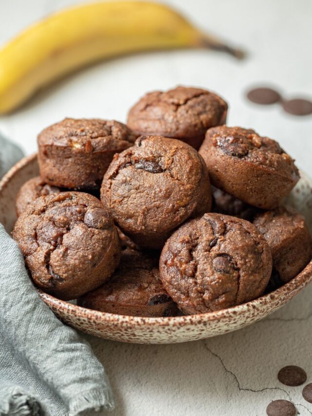 Gluten Free Banana Chocolate Muffins